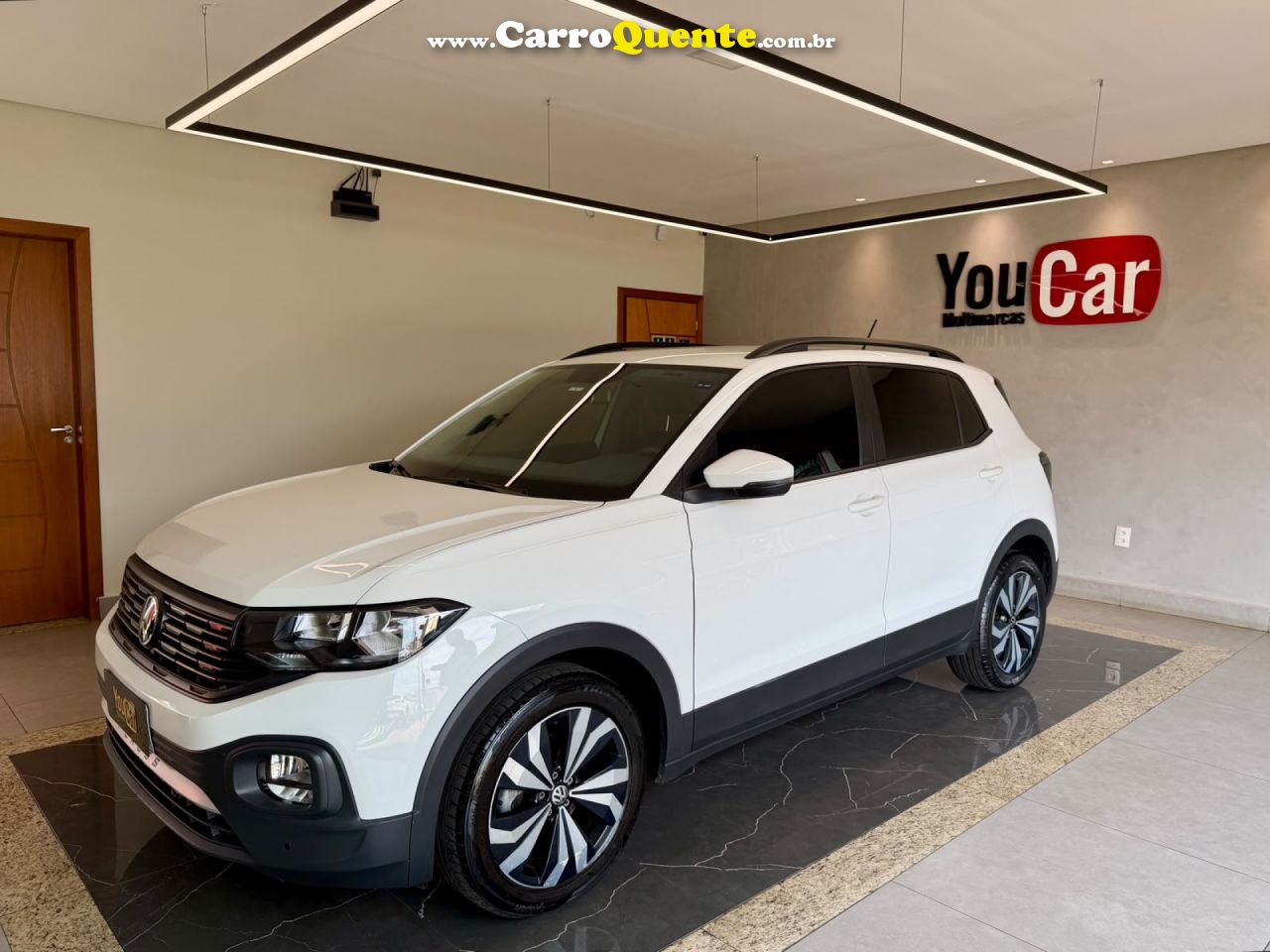VOLKSWAGEN   T-CROSS 200 TSI 1.0  FLEX 12V 5P AUT.   BRANCO 2024 1.0 FLEX - Loja