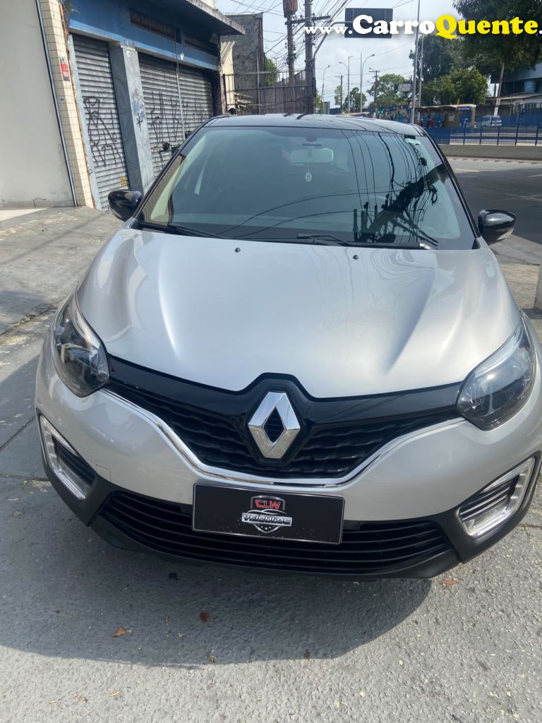 RENAULT   CAPTUR LIFE 1.6 AUT   PRATA 2019 1.6 FLEX - Loja