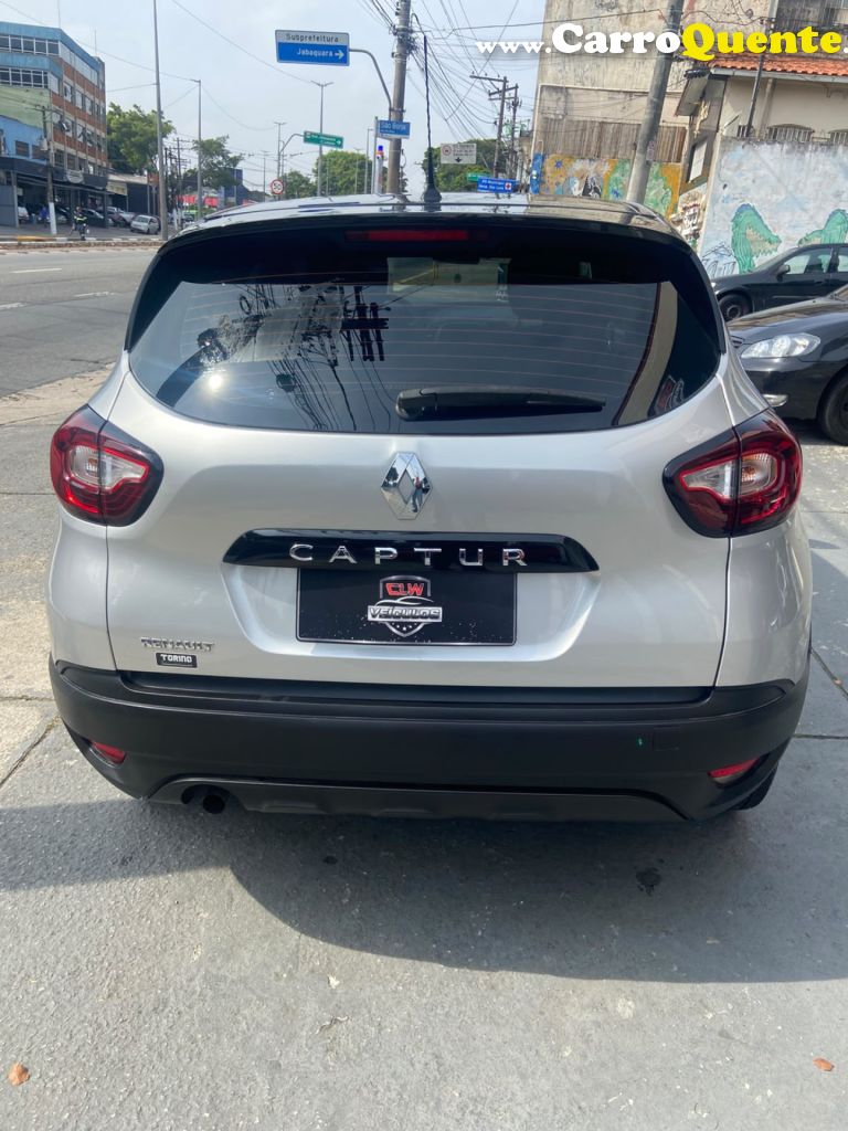 RENAULT   CAPTUR LIFE 1.6 AUT   PRATA 2019 1.6 FLEX - Loja