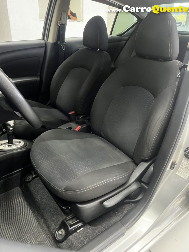 NISSAN   VERSA SV 1.6 16V FLEXSTART 4P AUT.   PRATA 2018 1.6 FLEX - Loja