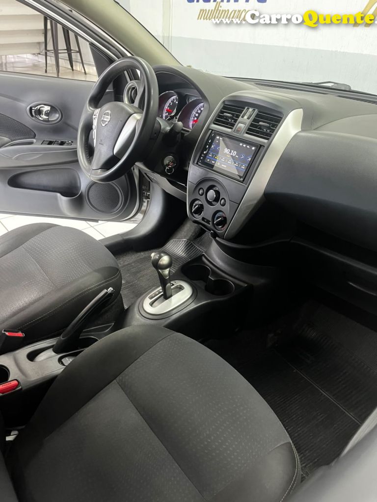 NISSAN   VERSA SV 1.6 16V FLEXSTART 4P AUT.   PRATA 2018 1.6 FLEX - Loja