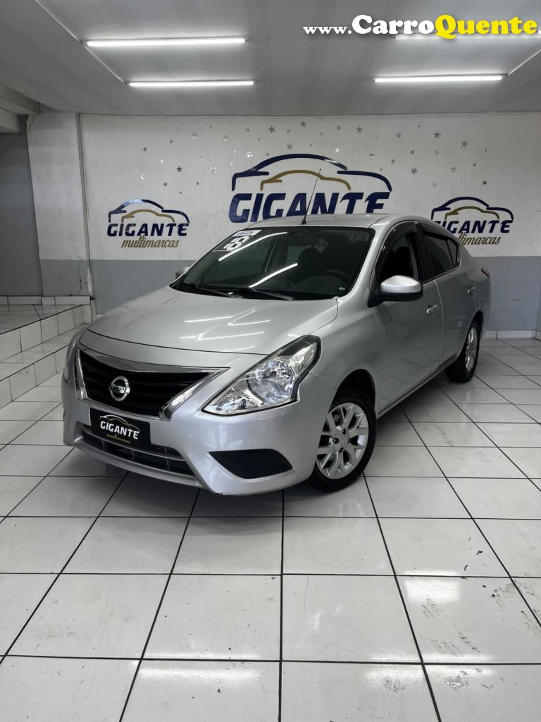 NISSAN   VERSA SV 1.6 16V FLEXSTART 4P AUT.   PRATA 2018 1.6 FLEX - Loja