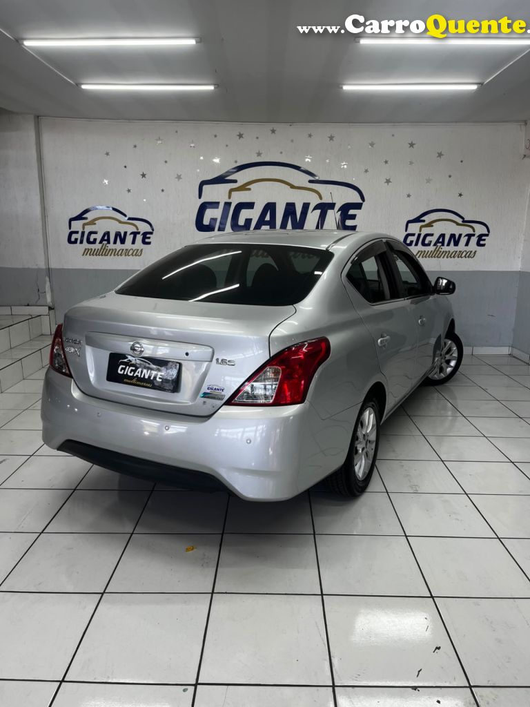 NISSAN   VERSA SV 1.6 16V FLEXSTART 4P AUT.   PRATA 2018 1.6 FLEX - Loja