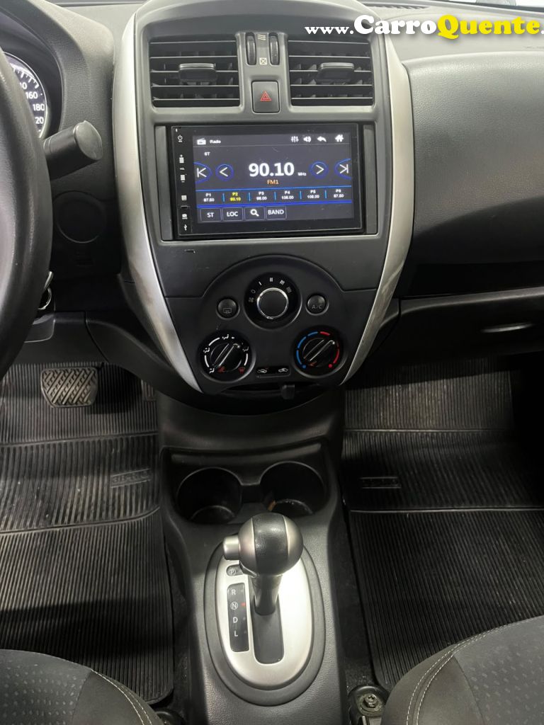 NISSAN   VERSA SV 1.6 16V FLEXSTART 4P AUT.   PRATA 2018 1.6 FLEX - Loja