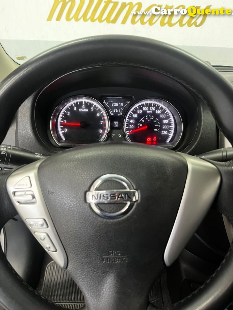 NISSAN   VERSA SV 1.6 16V FLEXSTART 4P AUT.   PRATA 2018 1.6 FLEX - Loja