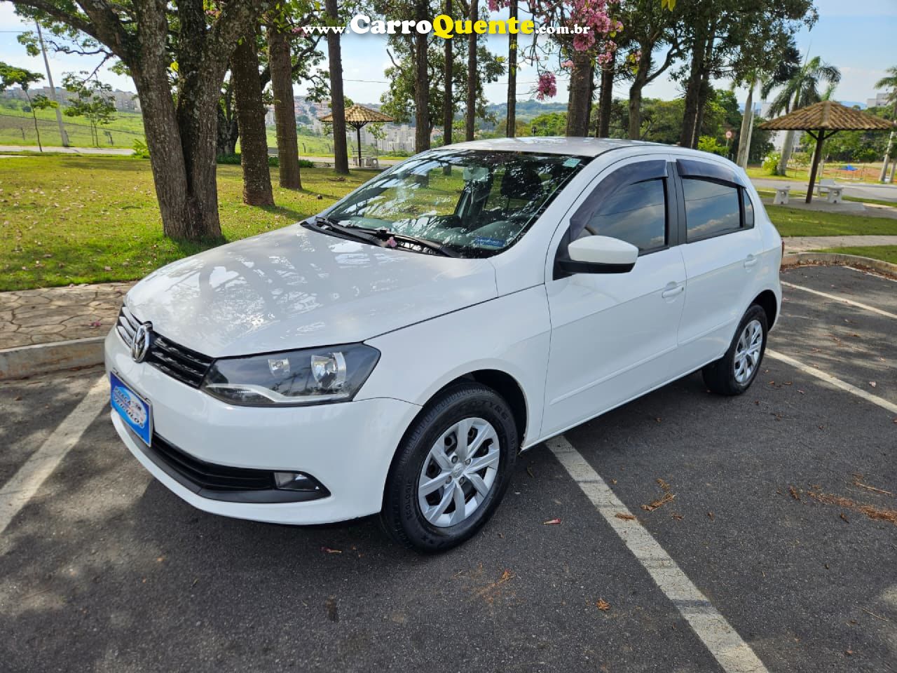 VOLKSWAGEN   GOL (NOVO) 1.0 MI TOTAL FLEX 8V 4P   BRANCO 2014 1.0 FLEX - Loja