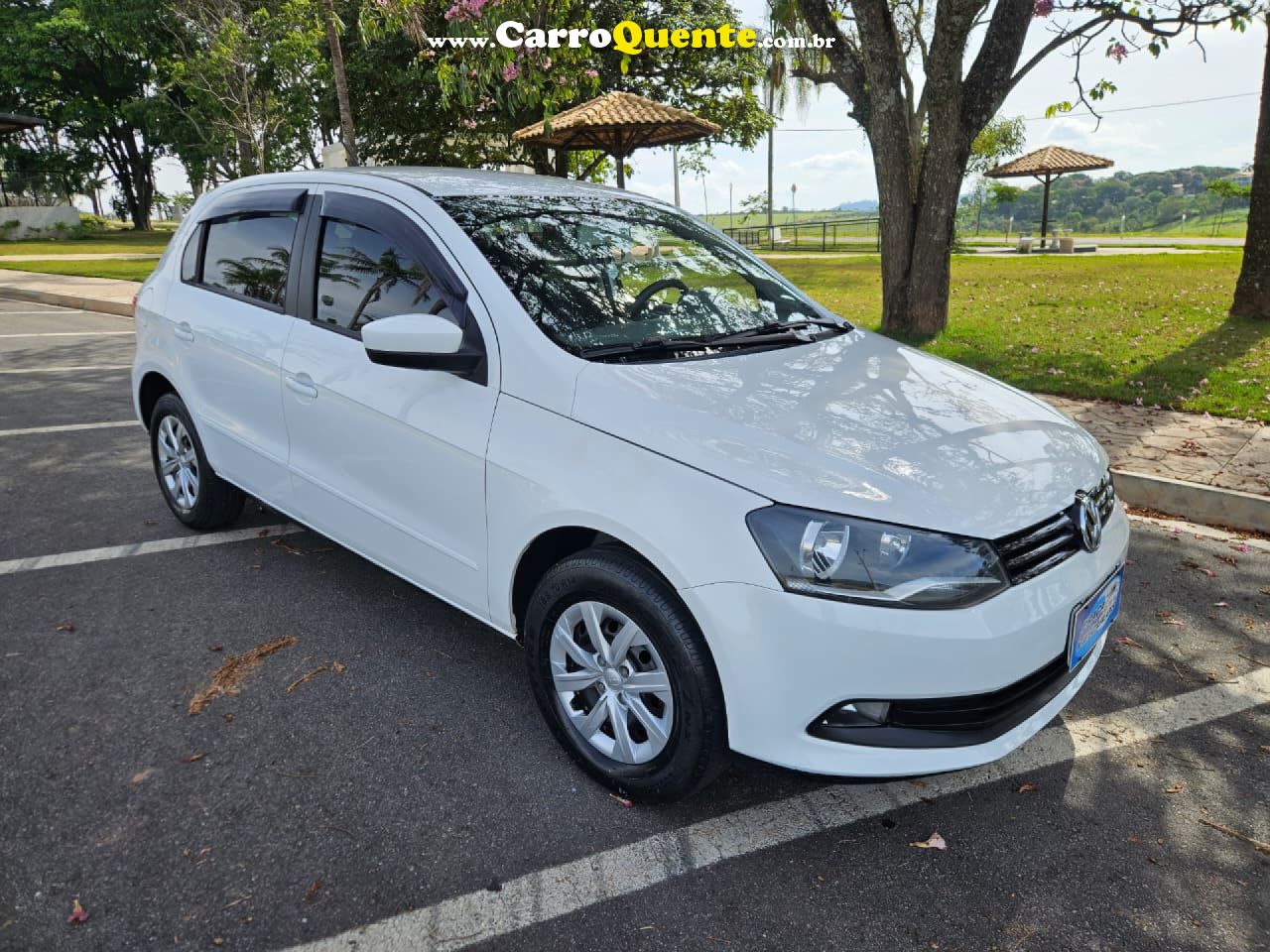 VOLKSWAGEN   GOL (NOVO) 1.0 MI TOTAL FLEX 8V 4P   BRANCO 2014 1.0 FLEX - Loja