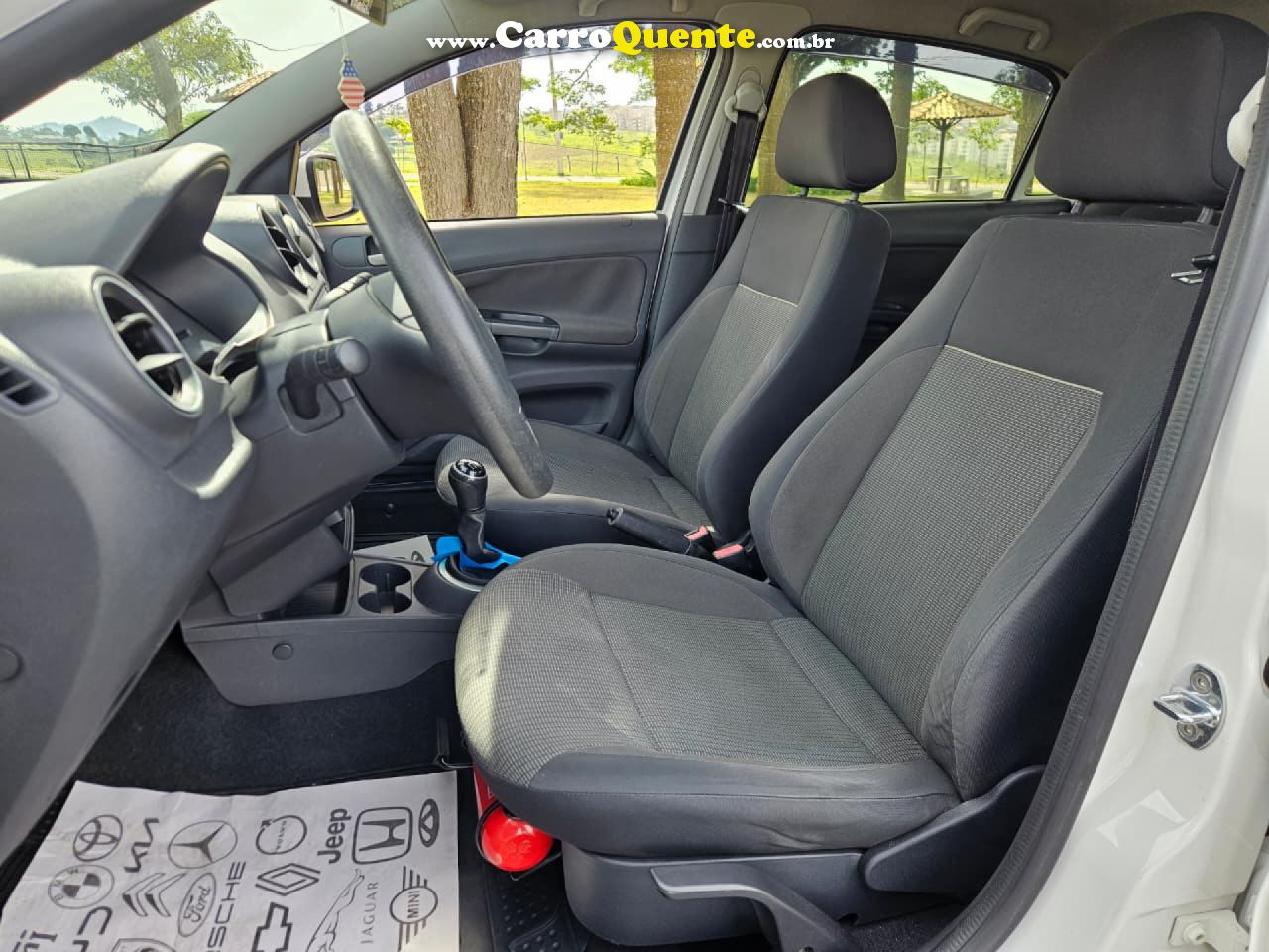 VOLKSWAGEN   GOL (NOVO) 1.0 MI TOTAL FLEX 8V 4P   BRANCO 2014 1.0 FLEX - Loja