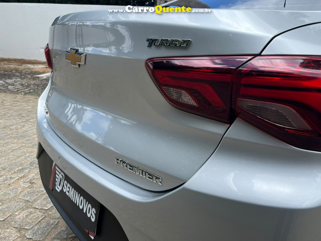 CHEVROLET   ONIX SED. PLUS PREM. 1.0 12V TB FLEX AUT   PRATA 2020 1.0 FLEX - Loja