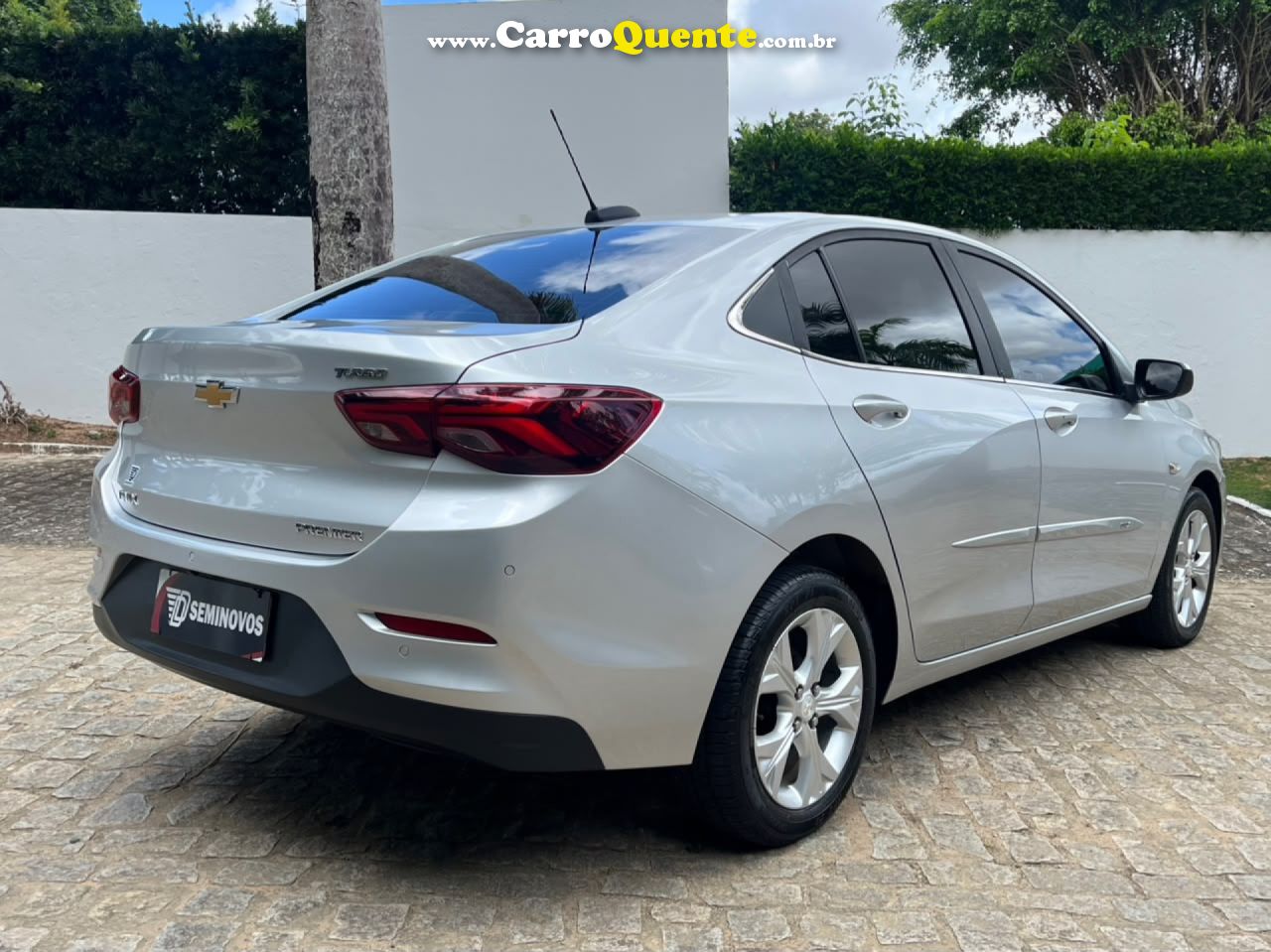 CHEVROLET   ONIX SED. PLUS PREM. 1.0 12V TB FLEX AUT   PRATA 2020 1.0 FLEX - Loja