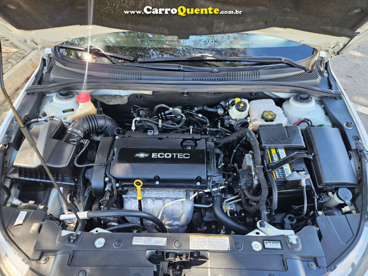 CHEVROLET   CRUZE HB SPORT LT 1.8 16V FLEXP. 5P AUT   BRANCO 2014 1.8 FLEX - Loja
