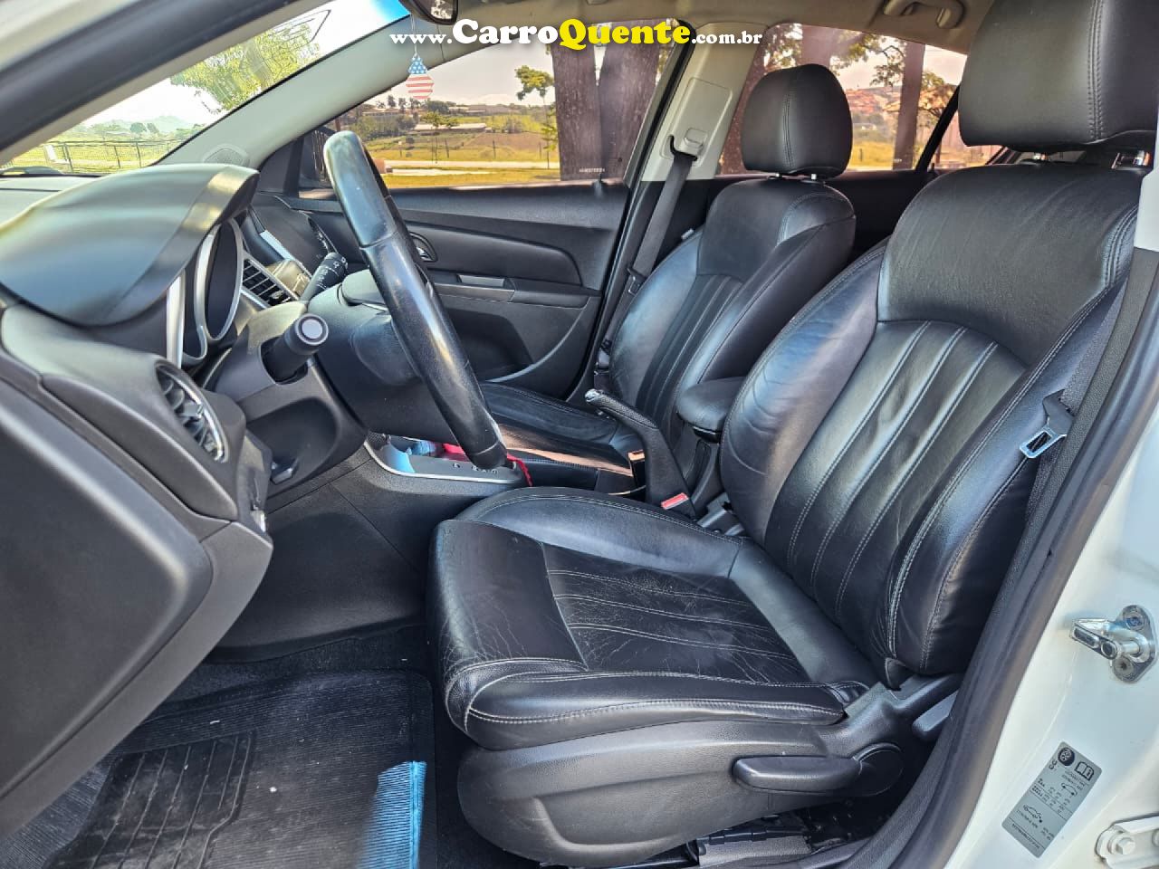 CHEVROLET   CRUZE HB SPORT LT 1.8 16V FLEXP. 5P AUT   BRANCO 2014 1.8 FLEX - Loja