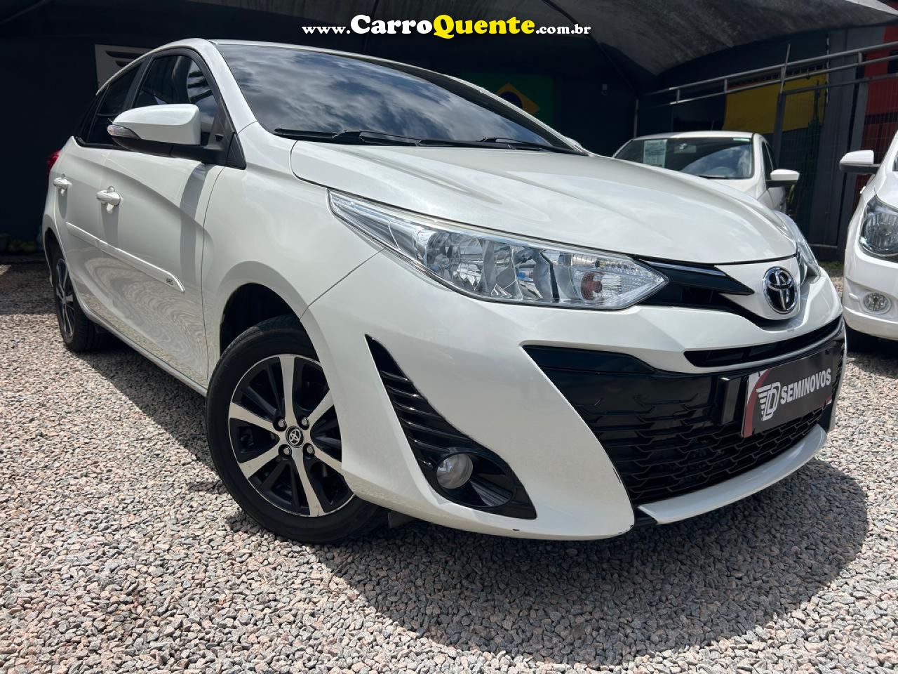 TOYOTA   YARIS XLS CONNECT 1.5 FLEX 16V 5P AUT.   BRANCO 2020 1.5 FLEX - Loja