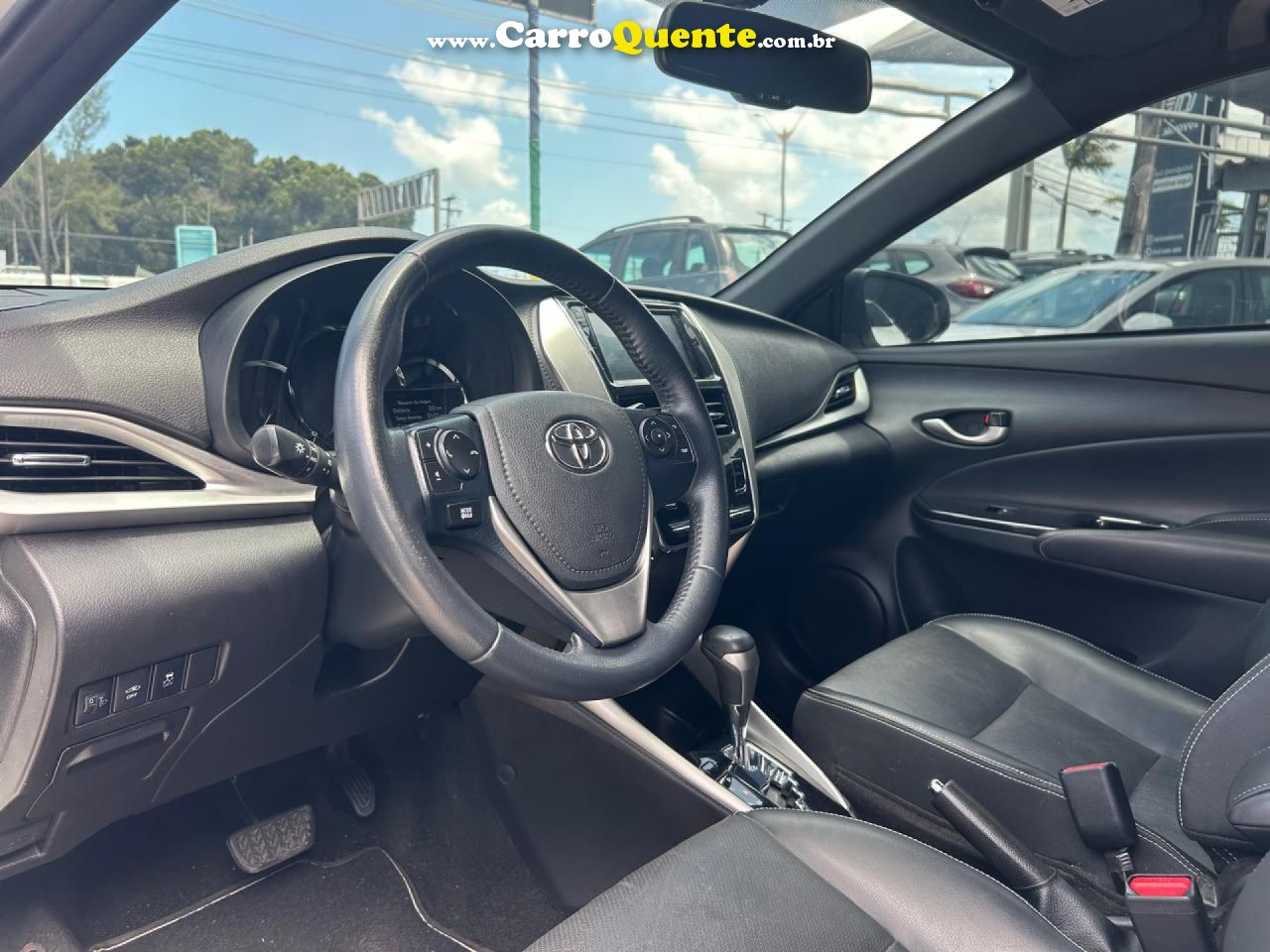 TOYOTA   YARIS XLS CONNECT 1.5 FLEX 16V 5P AUT.   BRANCO 2020 1.5 FLEX - Loja