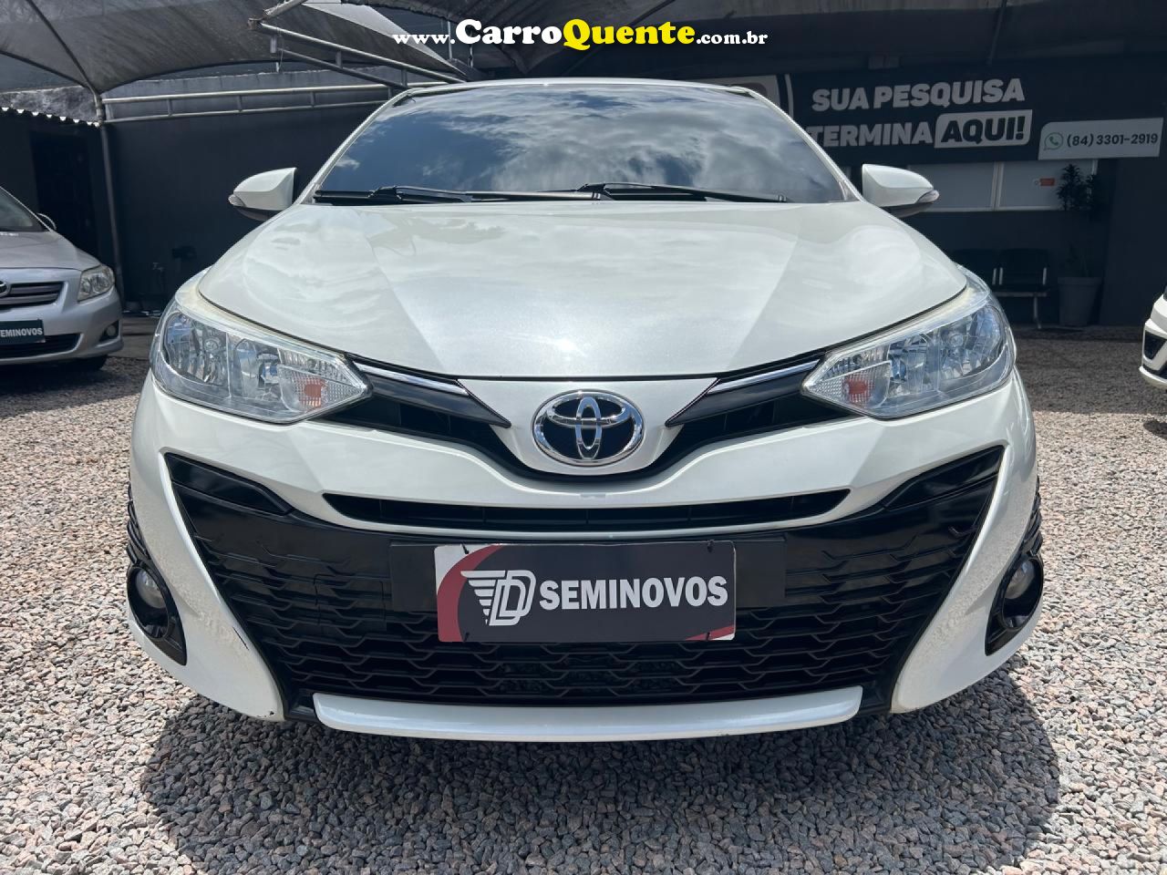 TOYOTA   YARIS XLS CONNECT 1.5 FLEX 16V 5P AUT.   BRANCO 2020 1.5 FLEX - Loja