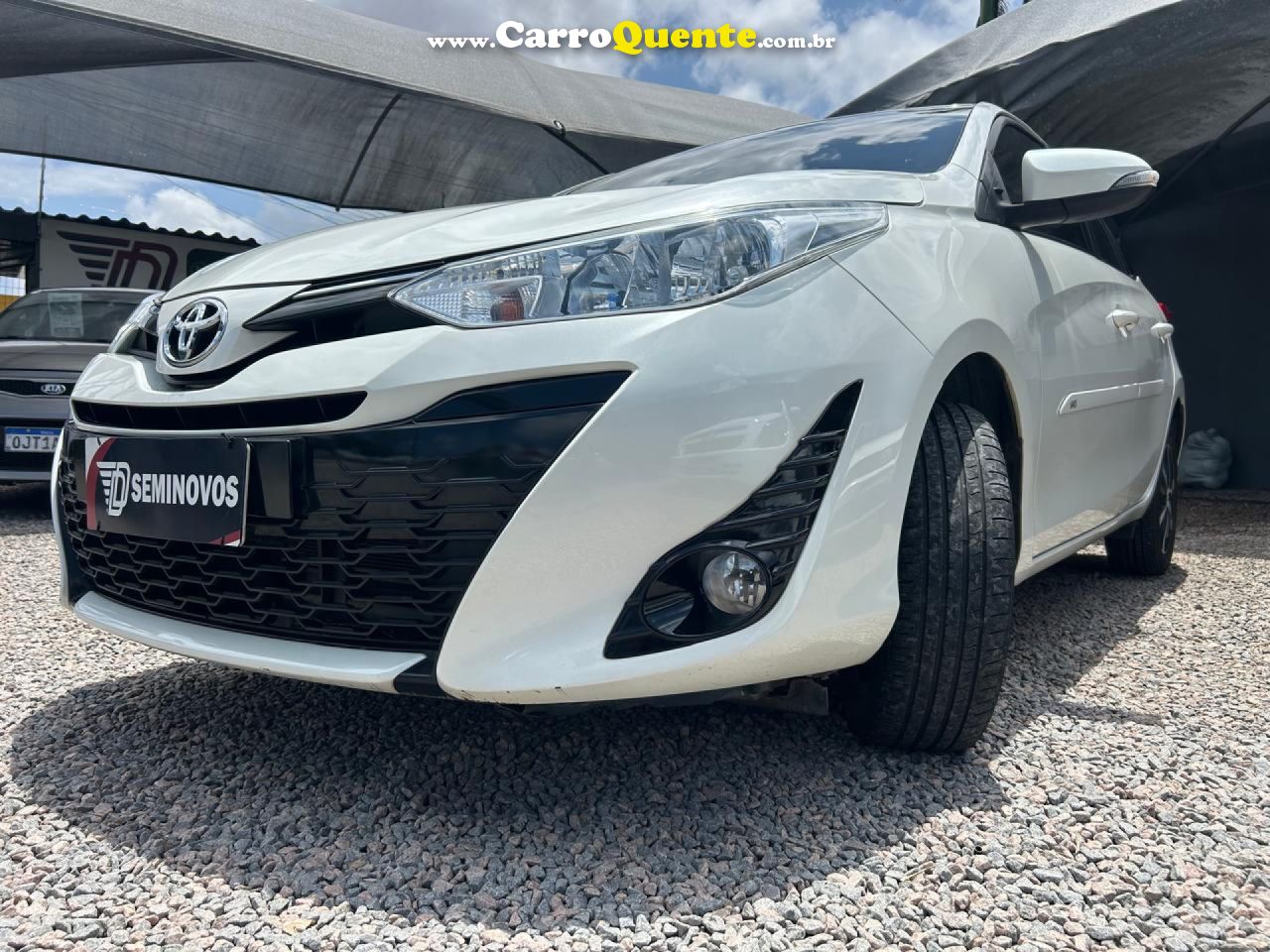 TOYOTA   YARIS XLS CONNECT 1.5 FLEX 16V 5P AUT.   BRANCO 2020 1.5 FLEX - Loja