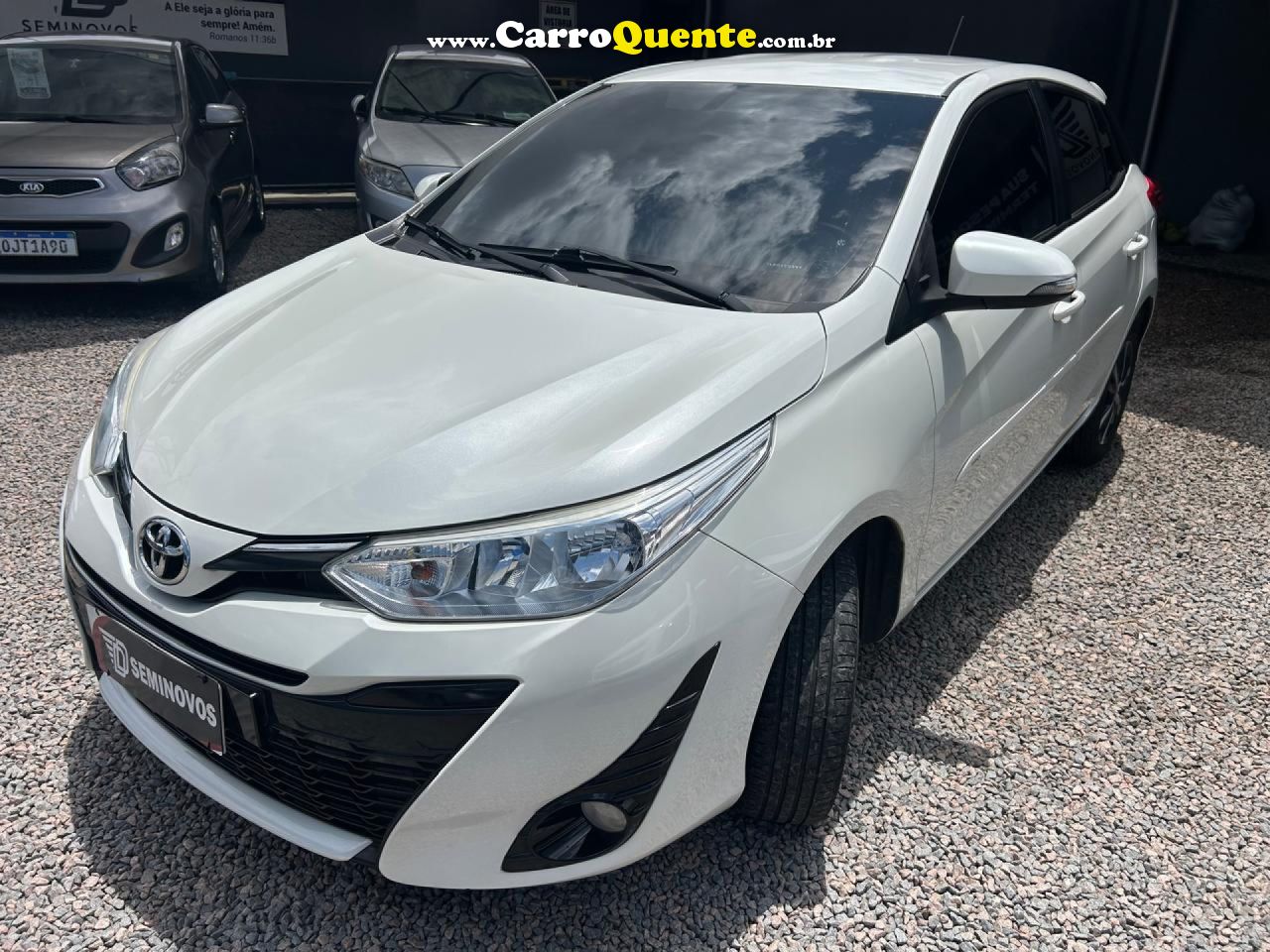 TOYOTA   YARIS XLS CONNECT 1.5 FLEX 16V 5P AUT.   BRANCO 2020 1.5 FLEX - Loja