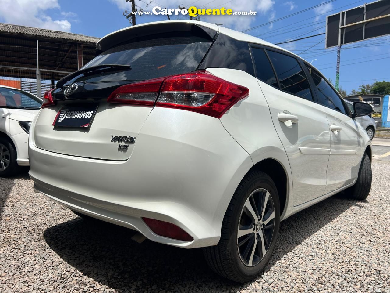 TOYOTA   YARIS XLS CONNECT 1.5 FLEX 16V 5P AUT.   BRANCO 2020 1.5 FLEX - Loja