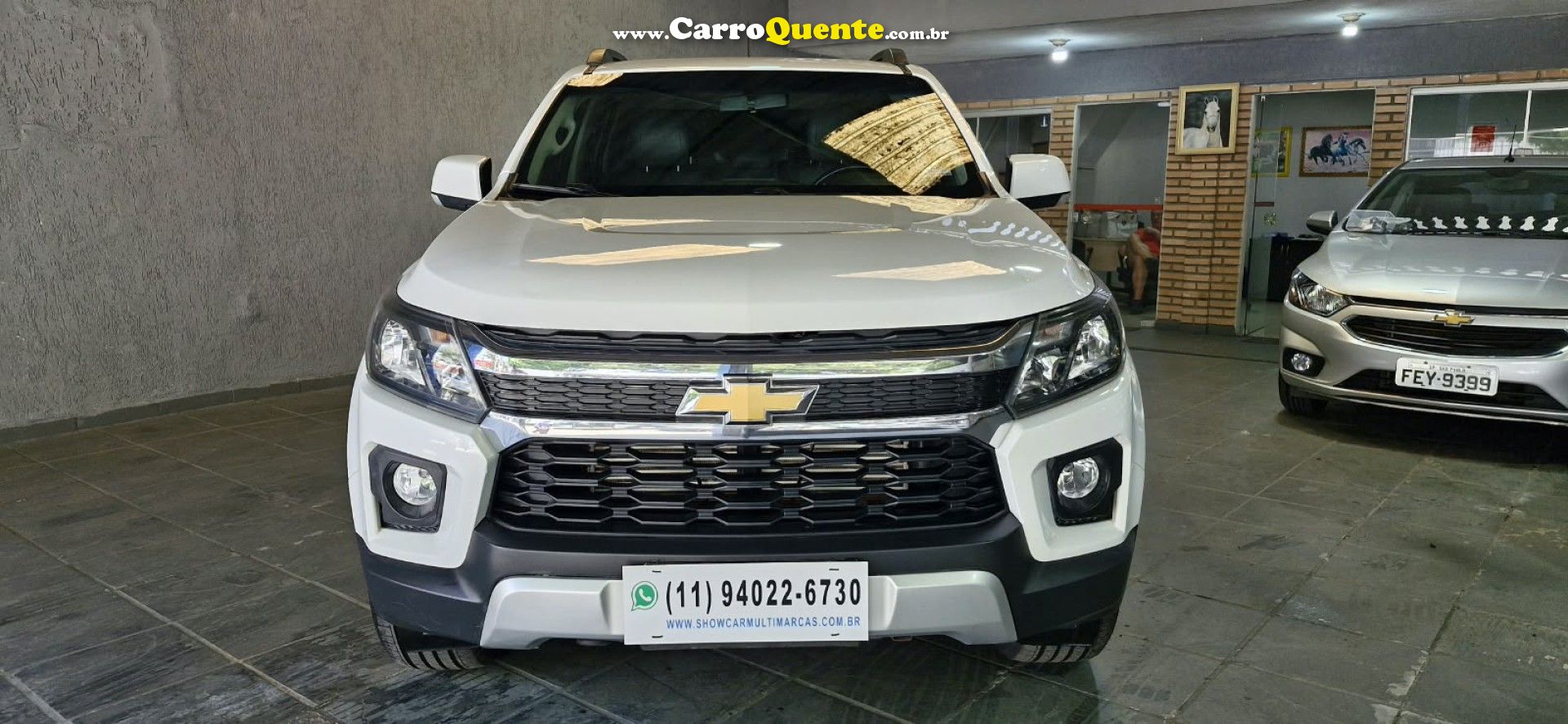 CHEVROLET   S10 PICK-UP LT 2.8 TDI 4X4 CD DIESEL AUT   BRANCO 2023 2.8 DIESEL - Loja