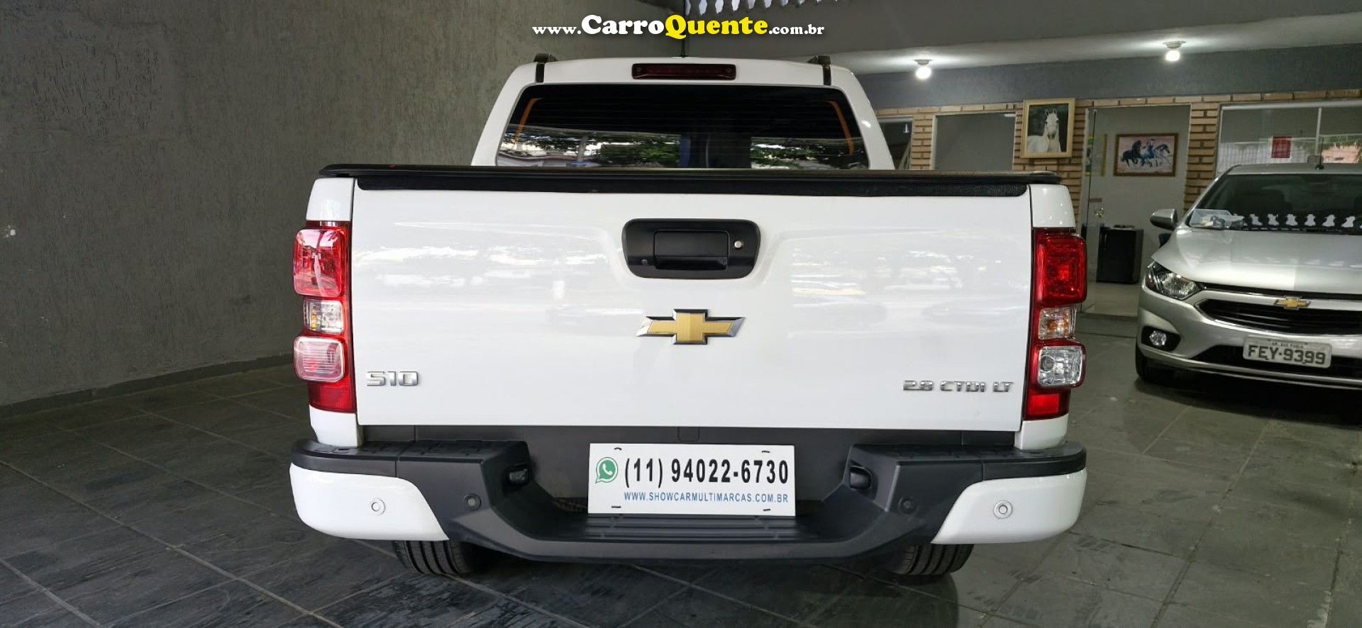 CHEVROLET   S10 PICK-UP LT 2.8 TDI 4X4 CD DIESEL AUT   BRANCO 2023 2.8 DIESEL - Loja