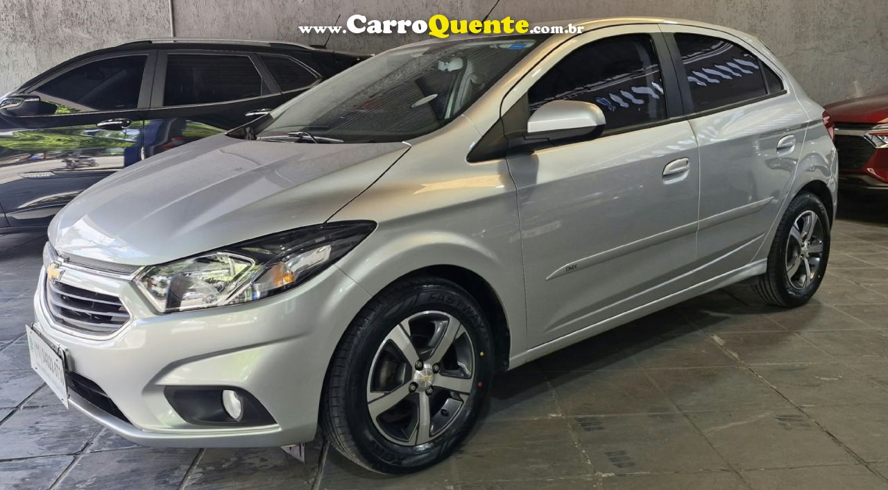CHEVROLET   ONIX HATCH LTZ 1.4 8V FLEXPOWER 5P MEC.   PRATA 2018 1.4 FLEX - Loja