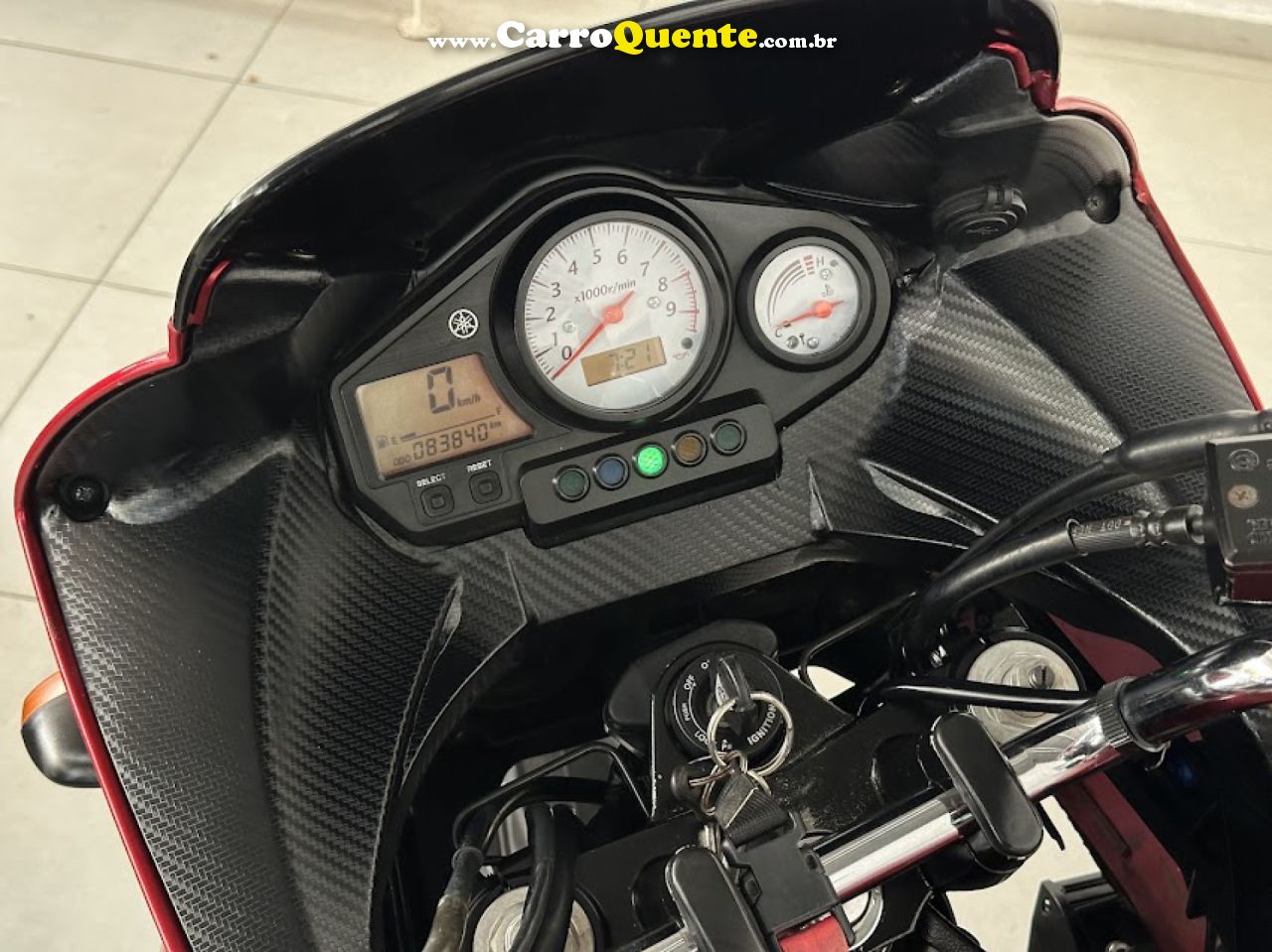 YAMAHA    TDM TWIN 900   VERMELHO 2007 900cc GASOLINA - Loja