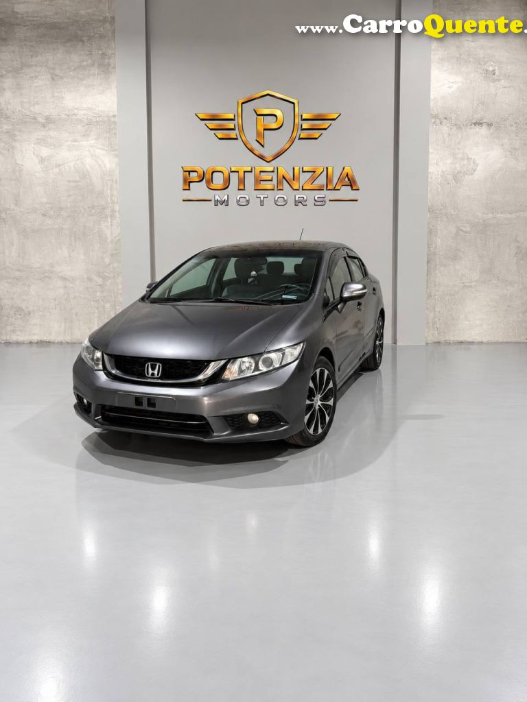 HONDA   CIVIC SEDAN LXR 2.0 FLEXONE 16V AUT. 4P   CINZA 2016 2.0 FLEX - Loja