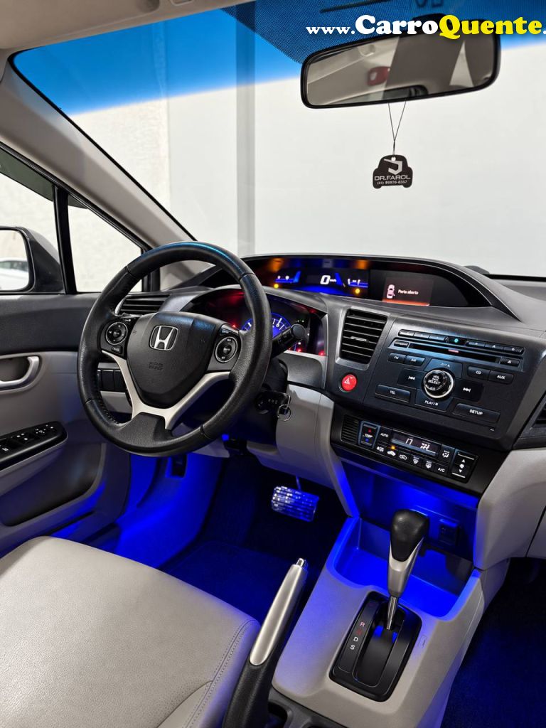 HONDA   CIVIC SEDAN LXR 2.0 FLEXONE 16V AUT. 4P   CINZA 2016 2.0 FLEX - Loja