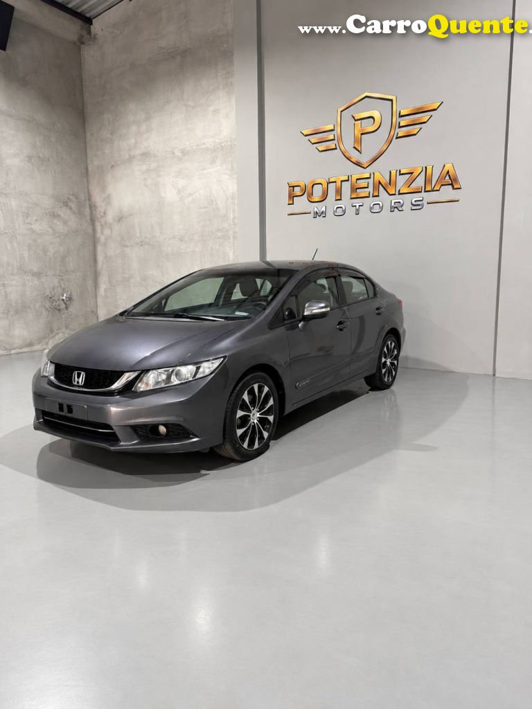 HONDA   CIVIC SEDAN LXR 2.0 FLEXONE 16V AUT. 4P   CINZA 2016 2.0 FLEX - Loja
