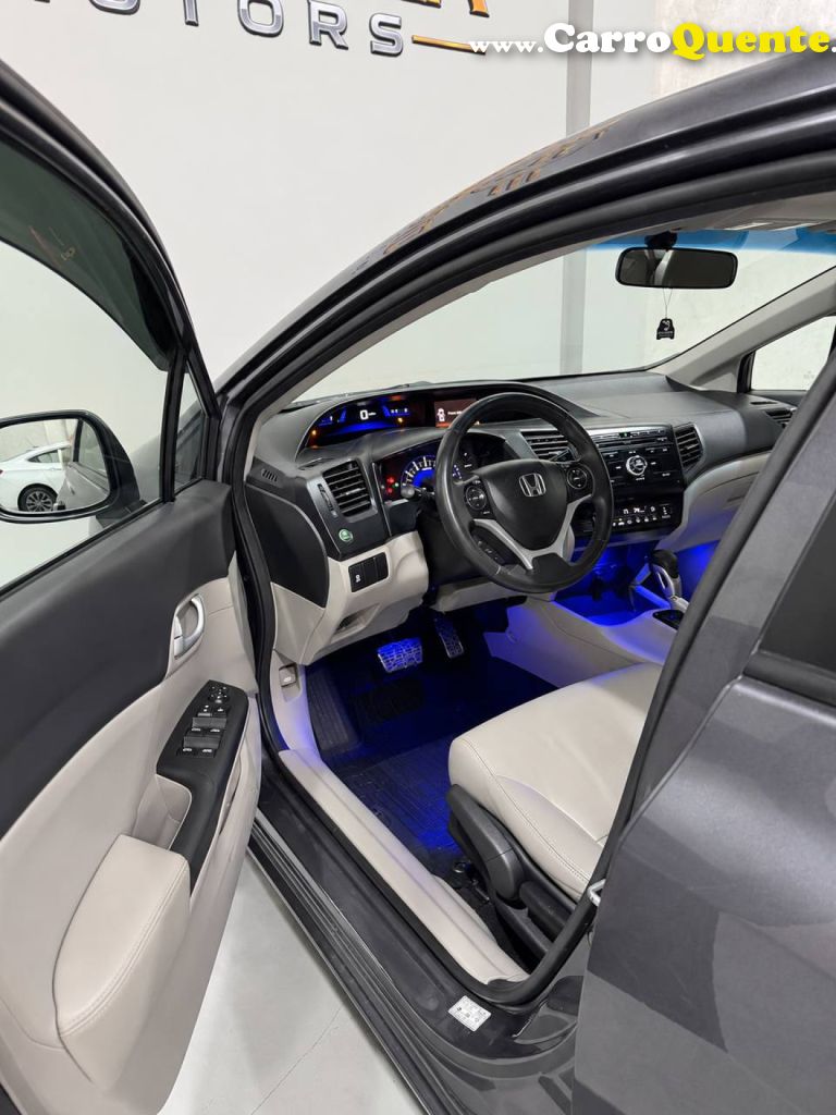HONDA   CIVIC SEDAN LXR 2.0 FLEXONE 16V AUT. 4P   CINZA 2016 2.0 FLEX - Loja