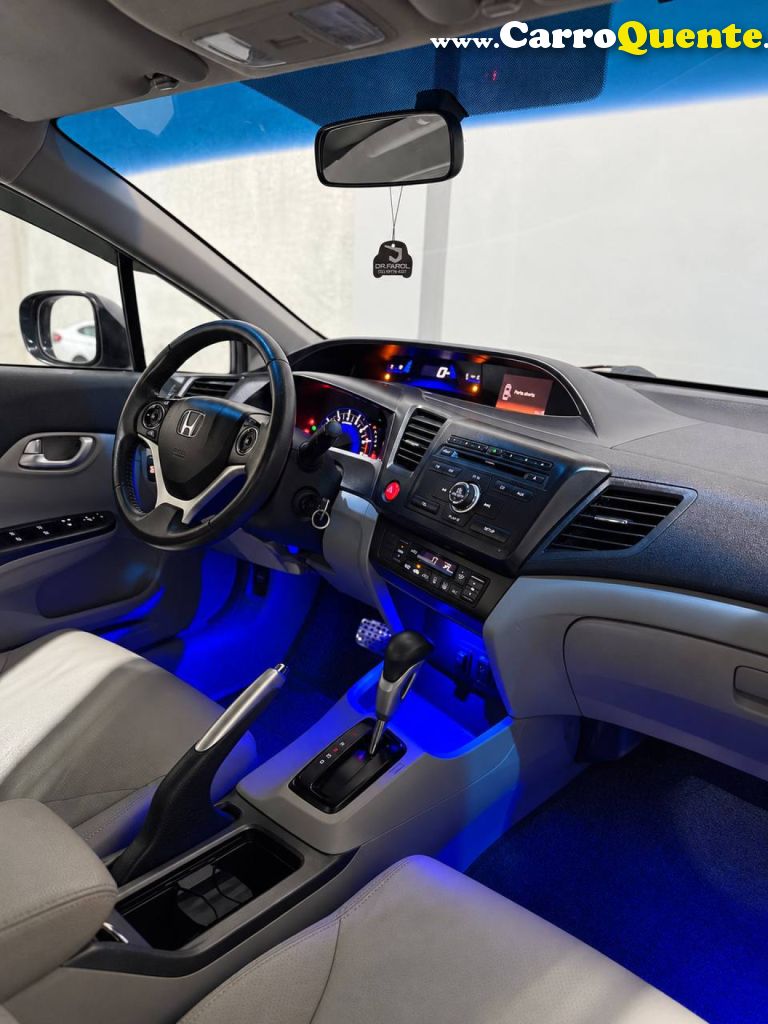 HONDA   CIVIC SEDAN LXR 2.0 FLEXONE 16V AUT. 4P   CINZA 2016 2.0 FLEX - Loja