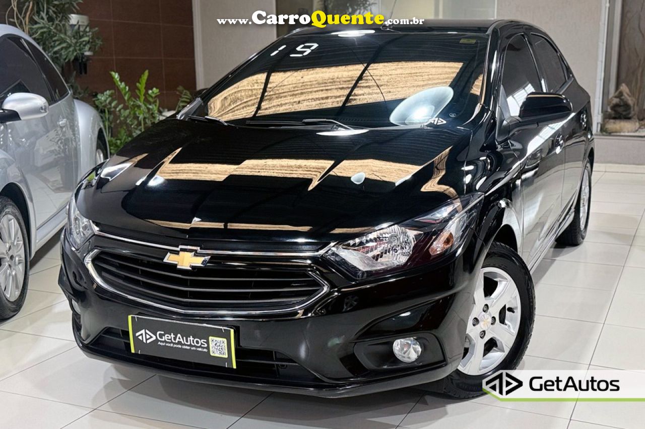 CHEVROLET   ONIX HATCH LT 1.4 8V FLEXPOWER 5P MEC.   PRETO 2019 1.4 FLEX - Loja
