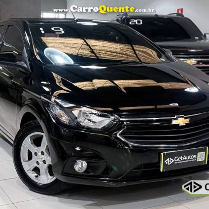 CHEVROLET   ONIX HATCH LT 1.4 8V FLEXPOWER 5P MEC.   PRETO 2019 1.4 FLEX