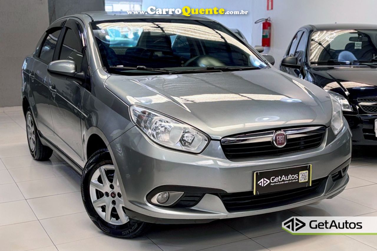 FIAT   GRAND SIENA ATTRAC. 1.4 EVO F.FLEX 8V   CINZA 2013 1.4 FLEX - Loja