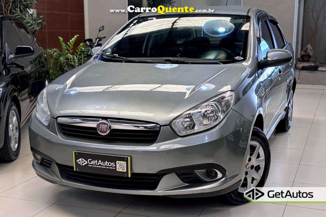 FIAT   GRAND SIENA ATTRAC. 1.4 EVO F.FLEX 8V   CINZA 2013 1.4 FLEX - Loja