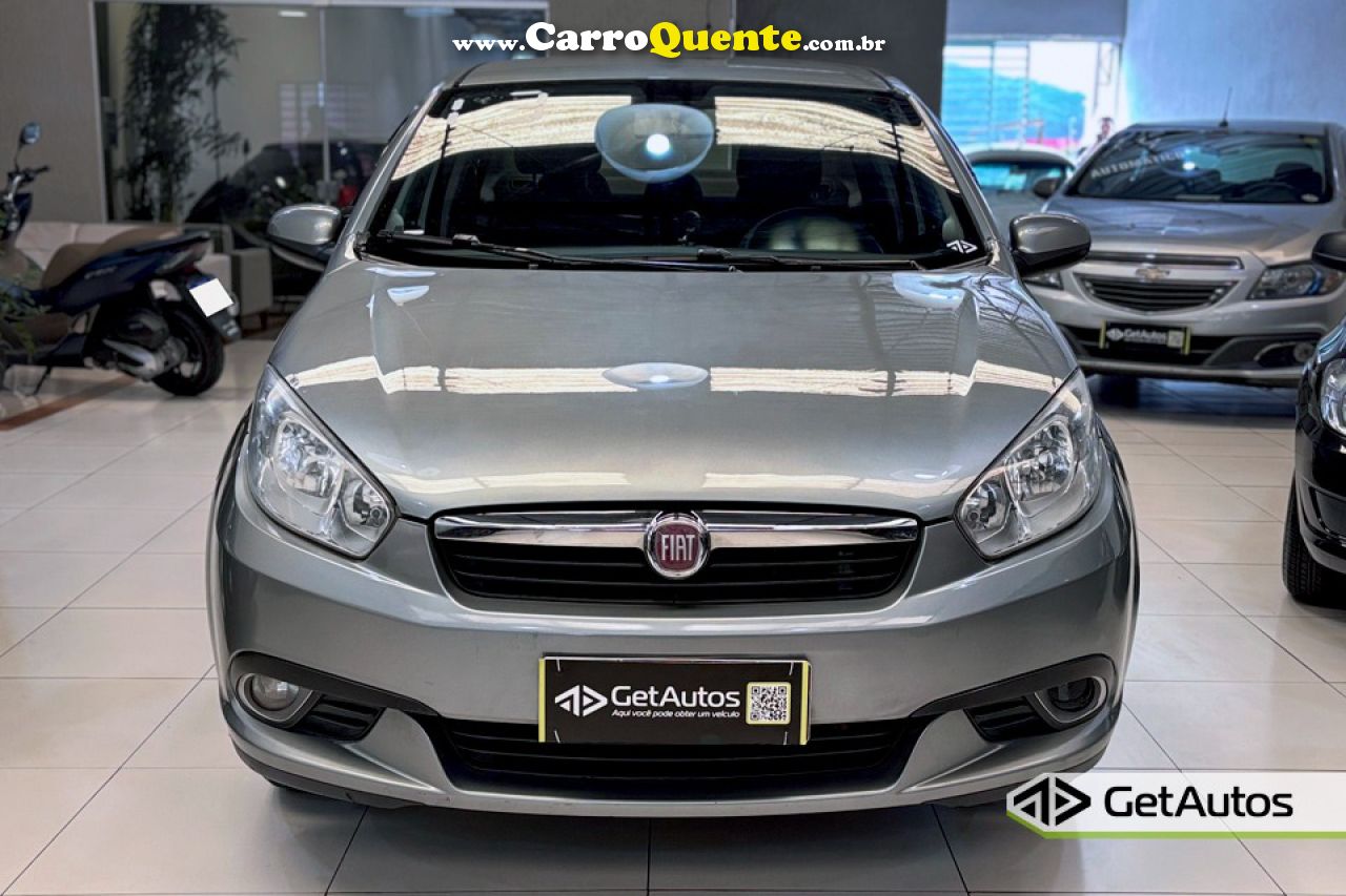 FIAT   GRAND SIENA ATTRAC. 1.4 EVO F.FLEX 8V   CINZA 2013 1.4 FLEX - Loja