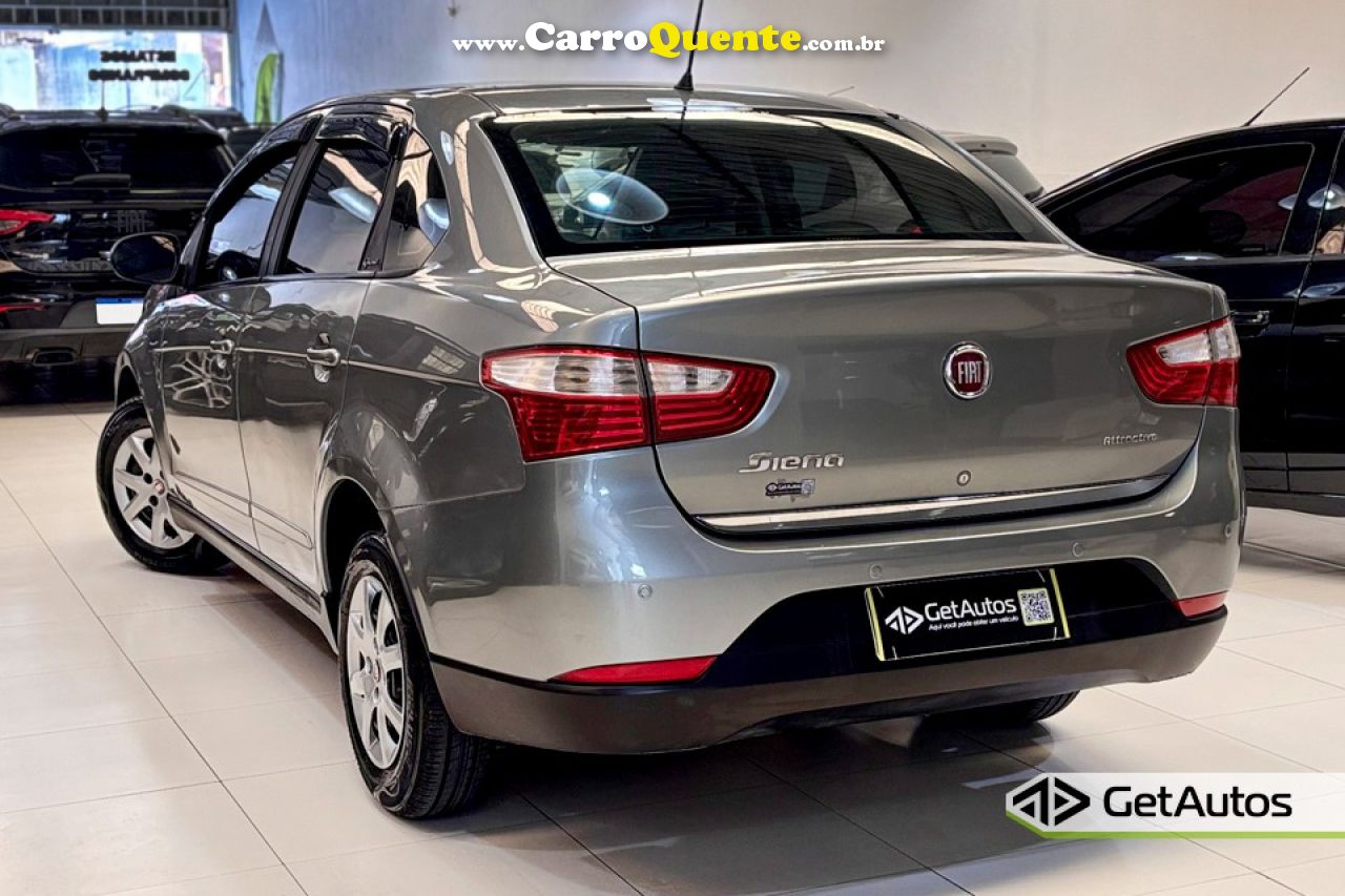 FIAT   GRAND SIENA ATTRAC. 1.4 EVO F.FLEX 8V   CINZA 2013 1.4 FLEX - Loja