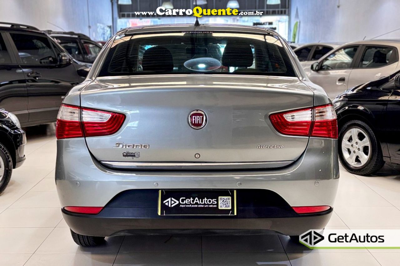 FIAT   GRAND SIENA ATTRAC. 1.4 EVO F.FLEX 8V   CINZA 2013 1.4 FLEX - Loja