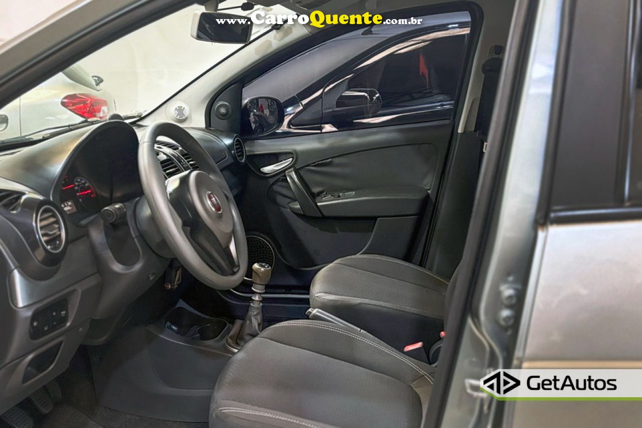 FIAT   GRAND SIENA ATTRAC. 1.4 EVO F.FLEX 8V   CINZA 2013 1.4 FLEX - Loja
