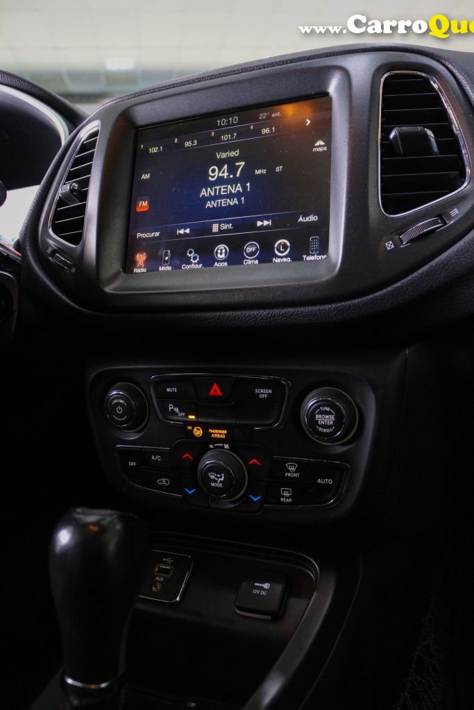JEEP   COMPASS LONGITUDE 2.0 4X2 FLEX 16V AUT.   PRETO 2017 2.0 FLEX - Loja