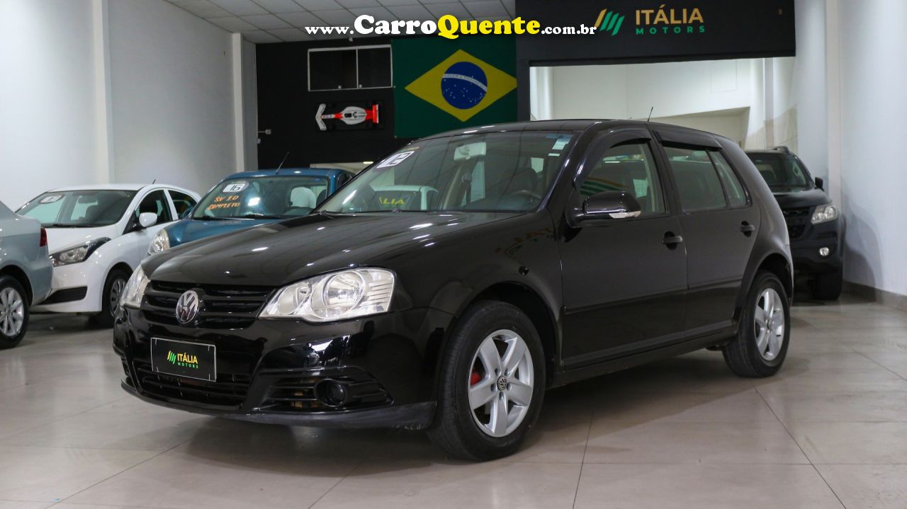 VOLKSWAGEN   GOLF 1.6 MI TOTAL FLEX 8V 4P   PRETO 2012 1.6 FLEX - Loja