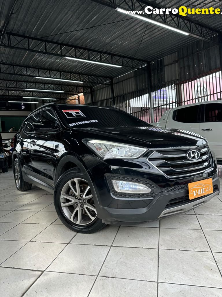 HYUNDAI   GRAND SANTA FÉ  3.3 V6 4X4 TIPTRONIC   PRETO 2014 3.3 GASOLINA - Loja