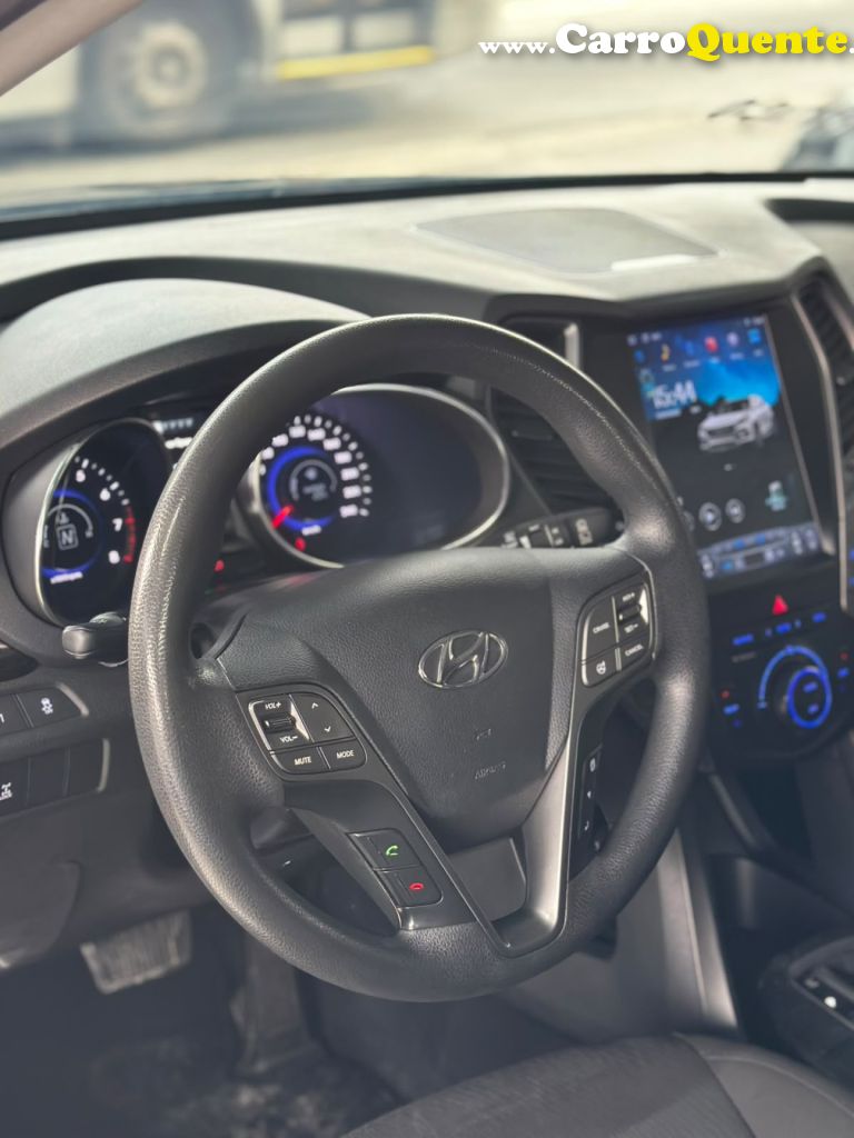 HYUNDAI   GRAND SANTA FÉ  3.3 V6 4X4 TIPTRONIC   PRETO 2014 3.3 GASOLINA - Loja