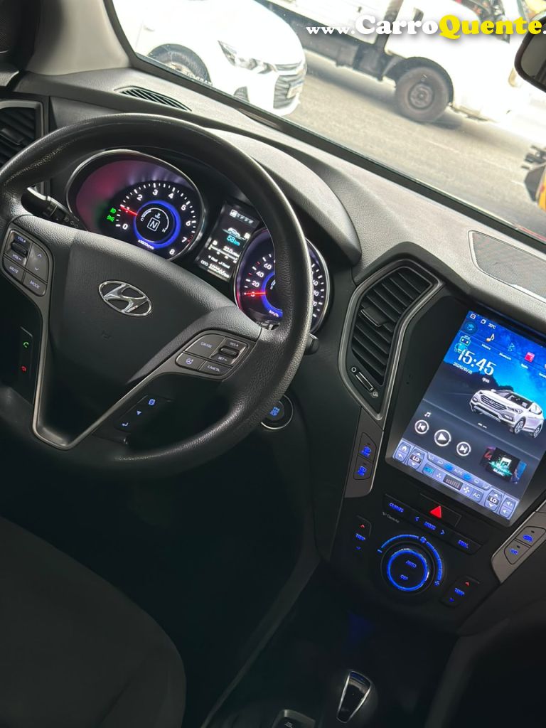 HYUNDAI   GRAND SANTA FÉ  3.3 V6 4X4 TIPTRONIC   PRETO 2014 3.3 GASOLINA - Loja