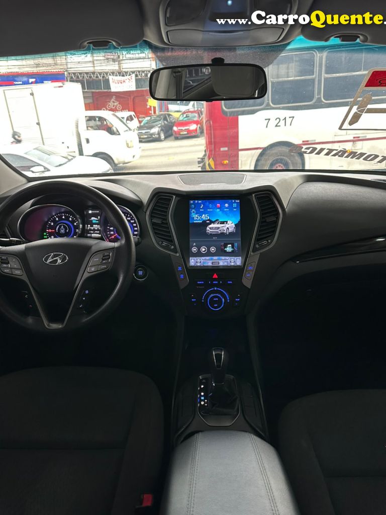 HYUNDAI   GRAND SANTA FÉ  3.3 V6 4X4 TIPTRONIC   PRETO 2014 3.3 GASOLINA - Loja