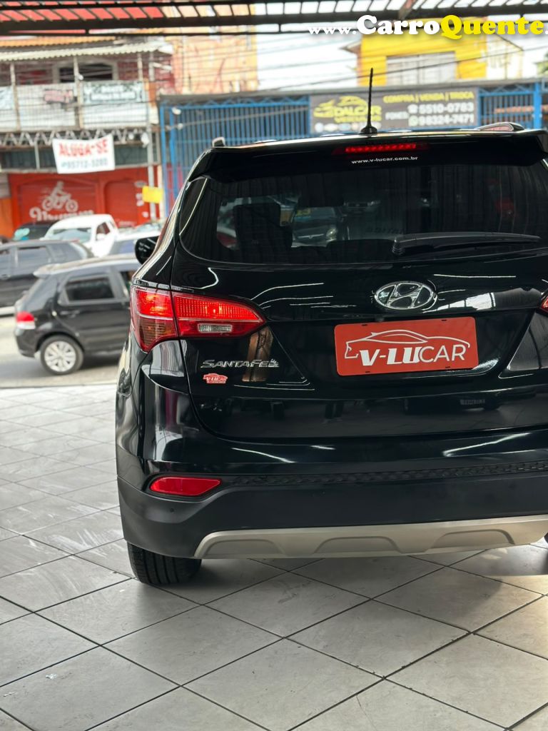 HYUNDAI   GRAND SANTA FÉ  3.3 V6 4X4 TIPTRONIC   PRETO 2014 3.3 GASOLINA - Loja