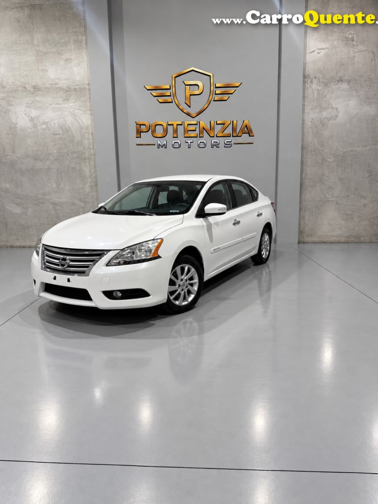 NISSAN   SENTRA SV 2.0 FLEXSTART 16V AUT.   BRANCO 2016 2.0 GÁS NATURAL - Loja