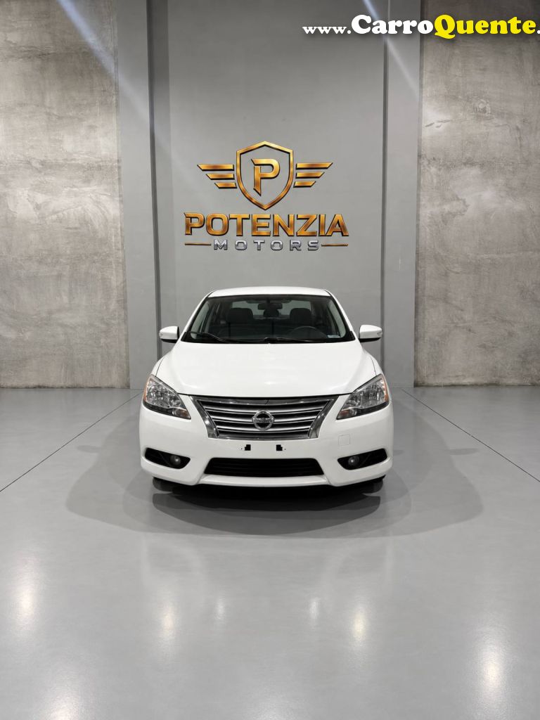 NISSAN   SENTRA SV 2.0 FLEXSTART 16V AUT.   BRANCO 2016 2.0 GÁS NATURAL - Loja