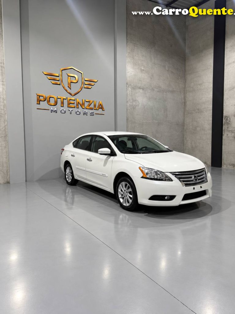 NISSAN   SENTRA SV 2.0 FLEXSTART 16V AUT.   BRANCO 2016 2.0 GÁS NATURAL - Loja