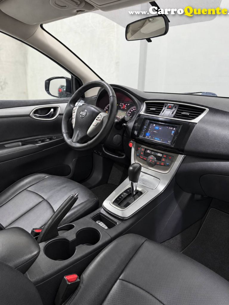 NISSAN   SENTRA SV 2.0 FLEXSTART 16V AUT.   BRANCO 2016 2.0 GÁS NATURAL - Loja